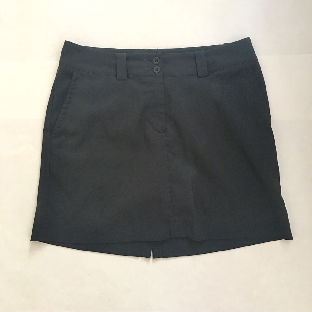 NIKE Performance Dri Fit Golf Skort Black Size 6 - Picture 3 of 8